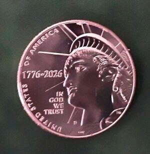 Enduring Liberty Half Dollar Semiquintennial 1776-2026 BU Fresh From The Mint!